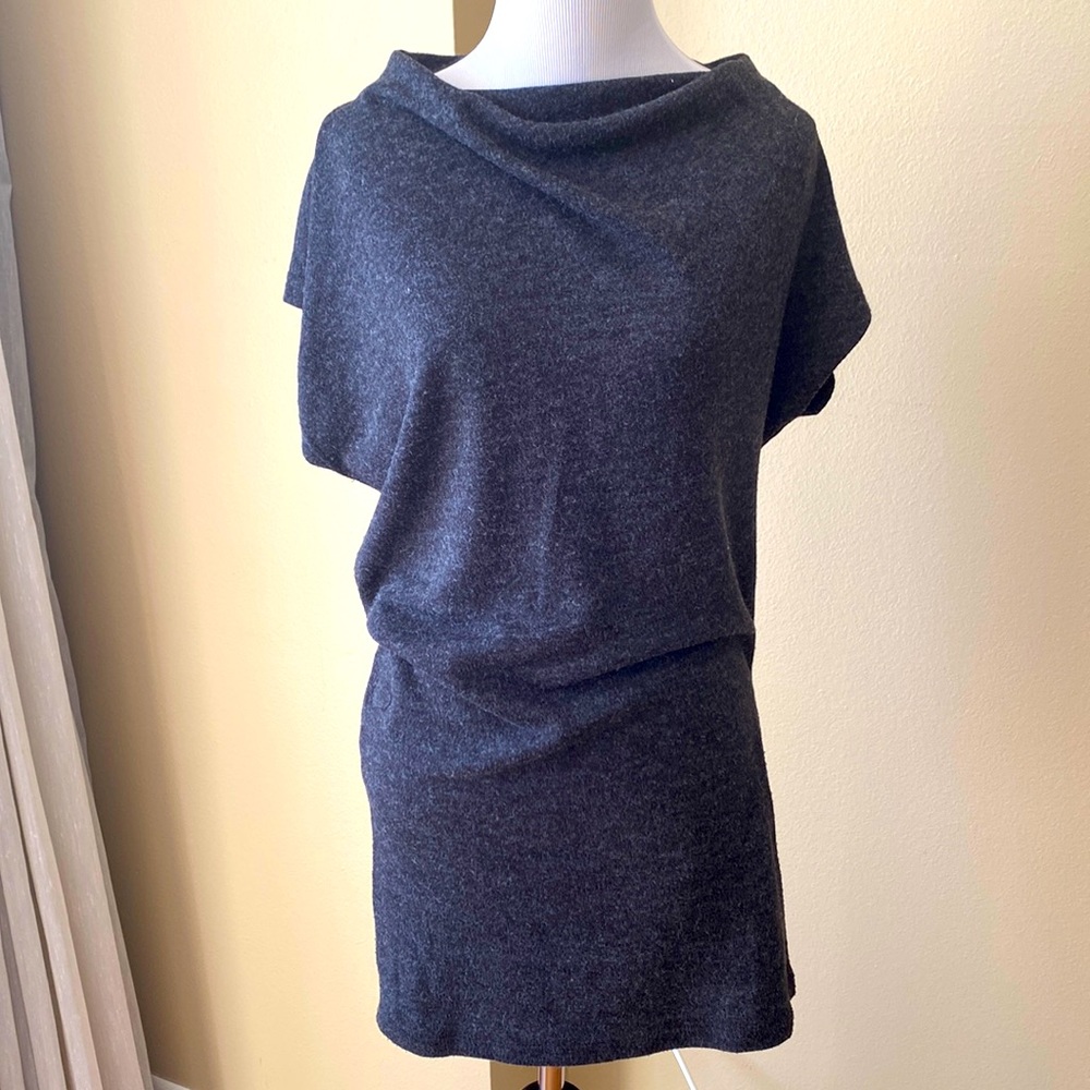 Asymmetrical Grey Dress